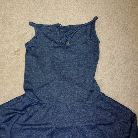 Max Studio Performance Long Sleeves Cowlneck Top Size L Blue - Picture 8 of 9
